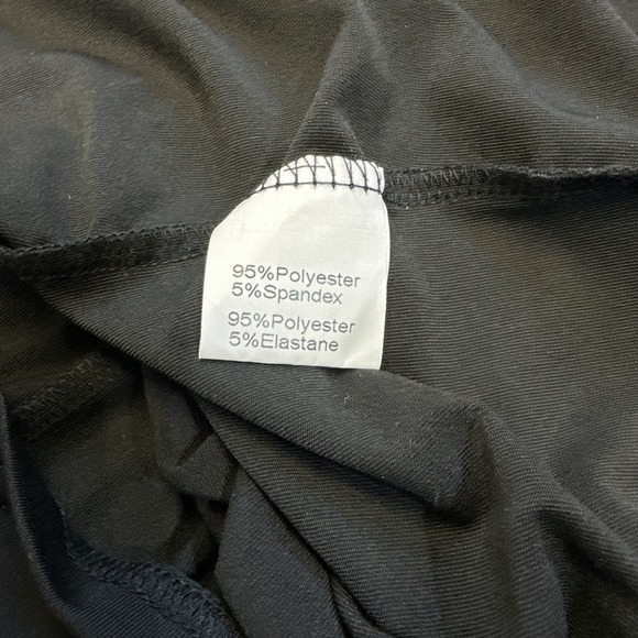 Grace Karin Dress XL Black Sleeveless V Neck Ruched Midi‎ Evening Party NEW - Picture 7 of 13